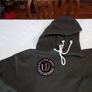 Hoodie crop style by U.G.L.Y. Diva Varsity